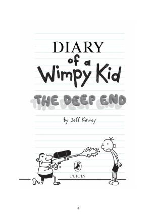 15 Jeff Kinney Diary Of A Wimpy Kid The Deep End Ved Prajapati Free Download Borrow And Streaming Internet Archive