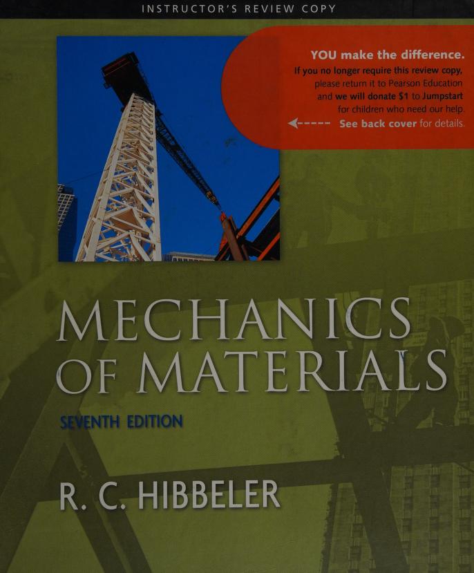 regenval dorp Niet modieus Mechanics of materials : Hibbeler, R. C., author : Free Download, Borrow,  and Streaming : Internet Archive